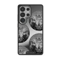 After Hours - Samsung Galaxy S25 Ultra Case, Elite Mirror Dark (Magnetic) / Silver