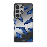 Ocean Cowboy - Samsung Galaxy S25 Ultra Case, Elite Mirror Dark (Magnetic) / Silver