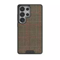 Favorite Coat - Plaid Samsung Galaxy S25 Ultra Case, Elite Dark (Magnetic) / Silver