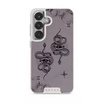 Gemini - Samsung Galaxy S25 Plus Case, Elite Light (Magnetic) / Silver / Purple
