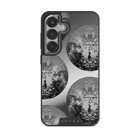 After Hours - Samsung Galaxy S25 Plus Case, Elite Mirror Dark (Magnetic) / Silver
