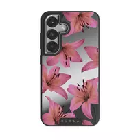 Eden - Samsung Galaxy S25 Plus Case, Elite Mirror Dark (Magnetic) / Silver