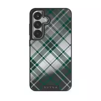 Mint Cookie - Samsung Galaxy S25 Plus Case, Elite Mirror Dark (Magnetic) / Silver