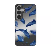 Ocean Cowboy - Samsung Galaxy S25 Plus Case, Elite Mirror Dark (Magnetic) / Silver