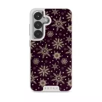 Sleeping Beauty - Snowflakes Samsung Galaxy S25 Plus Case, Elite Light (Magnetic) / Silver
