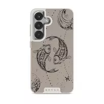 Pisces - Samsung Galaxy S25 Case, Elite Light (Magnetic) / Silver / Nude