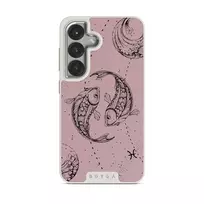 Pisces - Samsung Galaxy S25 Case, Elite Light (Magnetic) / Silver / Pink