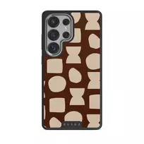 Terracotta - Samsung Galaxy S25 Ultra Case, Elite Dark (Magnetic) / Silver