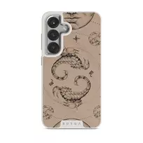Scorpio - Samsung Galaxy S25 Case, Elite Light (Magnetic) / Silver / Beige