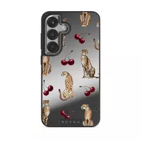 Cougar - Samsung Galaxy S25 Plus Case, Elite Mirror Dark (Magnetic) / Silver
