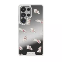 Late Again - Samsung Galaxy S25 Ultra Case, Elite Mirror Light (Magnetic) / Silver