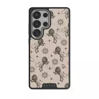 Leo - Samsung Galaxy S25 Ultra Case, Elite Dark (Magnetic) / Silver / Nude