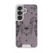 Aquarius - Samsung Galaxy S25 Plus Case, Elite Light (Magnetic) / Silver / Purple