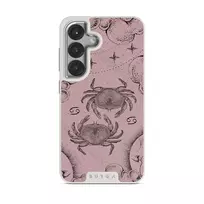 Cancer - Samsung Galaxy S25 Plus Case, Elite Light (Magnetic) / Silver / Pink