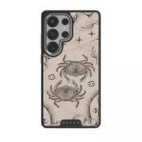 Cancer - Samsung Galaxy S25 Ultra Case, Elite Dark (Magnetic) / Silver / Nude