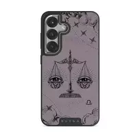 Libra - Samsung Galaxy S25 Plus Case, Elite Dark (Magnetic) / Silver / Purple