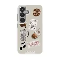 Oat Milk Please - Samsung Galaxy S25 Case, Elite Light (Magnetic) / Silver