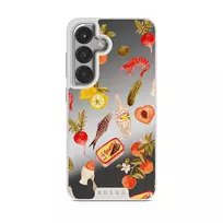 Al Fresco - Samsung Galaxy S25 Case, Elite Mirror Light (Magnetic) / Silver