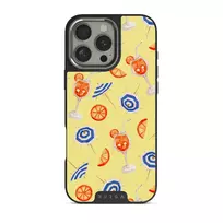 Beach Club - iPhone 16 Pro Max Case, Elite Dark (MagSafe) / Silver
