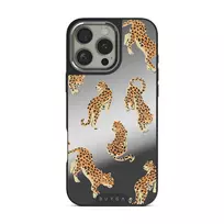 Pretty Kitty - iPhone 16 Pro Max Case, Elite Mirror Dark (MagSafe) / Silver