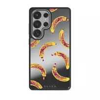 Banana - Samsung Galaxy S25 Ultra Case, Elite Mirror Dark (Magnetic) / Silver