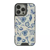 Tea Party - iPhone 16 Pro Case, Elite Dark (MagSafe) / Silver