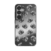 Frozen - Samsung Galaxy S25 Plus Case, Elite Mirror Dark (Magnetic) / Silver