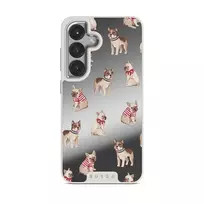 Monsieur - Samsung Galaxy S25 Case, Elite Mirror Light (Magnetic) / Silver