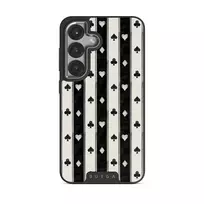 Queen's Court - Samsung Galaxy S25 Case, Elite Dark (Magnetic) / Silver