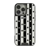 Queen's Court - iPhone 16 Pro Case, Elite Dark (MagSafe) / Silver