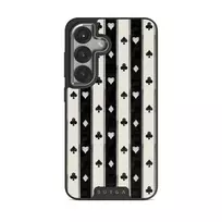 Queen's Court - Samsung Galaxy S25 Plus Case, Elite Dark (Magnetic) / Silver