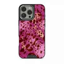 Orchid - iPhone 16 Pro Case, Elite Dark (MagSafe) / Silver