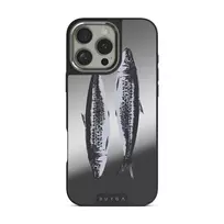 Sardinhas - iPhone 16 Pro Case, Elite Mirror Dark (MagSafe) / Silver