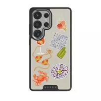 Seaside Muse - Samsung Galaxy S25 Ultra Case, Elite Dark (Magnetic) / Silver