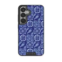 Lisboa - Samsung Galaxy S25 Plus Case, Elite Dark (Magnetic) / Silver
