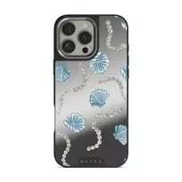 Nerida - iPhone 16 Pro Max Case, Elite Mirror Dark (MagSafe) / Silver