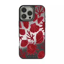 Solace - iPhone 16 Pro Max Case, Elite Mirror Dark (MagSafe) / Silver