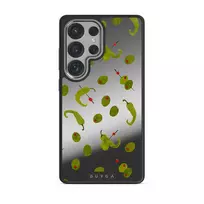 Aperitivo - Samsung Galaxy S25 Ultra Case, Elite Mirror Dark (Magnetic) / Silver