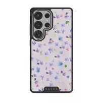 Wildflower - Samsung Galaxy S25 Ultra Case, Elite Dark (Magnetic) / Silver