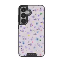 Wildflower - Samsung Galaxy S25 Plus Case, Elite Dark (Magnetic) / Silver