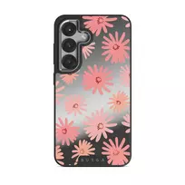 Golden Hour - Samsung Galaxy S25 Plus Case, Elite Mirror Dark (Magnetic) / Silver