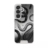 Poison - Samsung Galaxy S25 Plus Case, Elite Mirror Light (Magnetic) / Silver