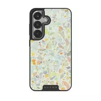 Rainbow Crush - Samsung Galaxy S25 Case, Elite Dark (Magnetic) / Silver