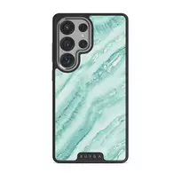 Fresh Breeze - Samsung Galaxy S25 Ultra Case, Elite Dark (Magnetic) / Silver