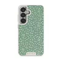 Lush Meadows - Floral Samsung Galaxy S25 Case, Elite Light (Magnetic) / Silver