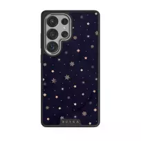 Midnight Kiss - Star Samsung Galaxy S25 Ultra Case, Elite Dark (Magnetic) / Silver