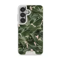 So Lush - Bannana Leaves Samsung Galaxy S25 Plus Case, Elite Light (Magnetic) / Silver