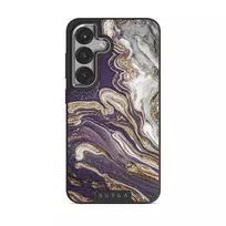 Nostalgia Feeling - Samsung Galaxy S25 Case, Elite Dark (Magnetic) / Silver
