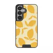 Lemon Tart - Samsung Galaxy S25 Plus Case, Elite Dark (Magnetic) / Silver