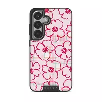 Flower Girl - Samsung Galaxy S25 Plus Case, Elite Dark (Magnetic) / Silver